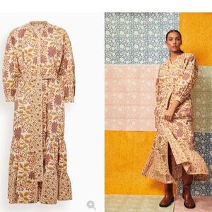 Hannah Artwear Adelia Dress in Myrtle Size 3 US 10 Bohemian Floral